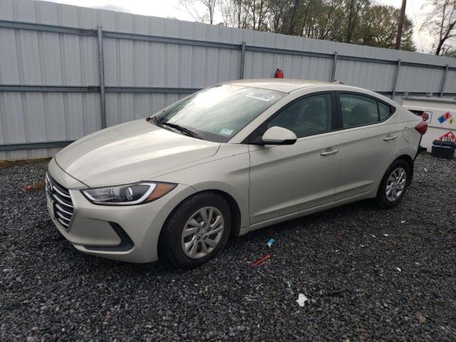 Image 1 of 2017 HYUNDAI ELANTRA SE 2017 with VIN KMHD74LF3HU421490