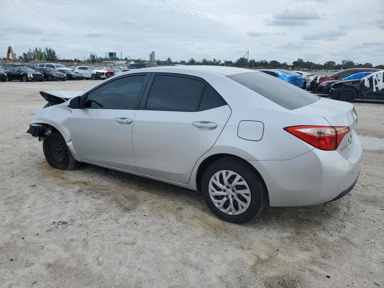 Image 2 of 2017 TOYOTA COROLLA L 2017 with VIN 2T1BURHE4HC747183