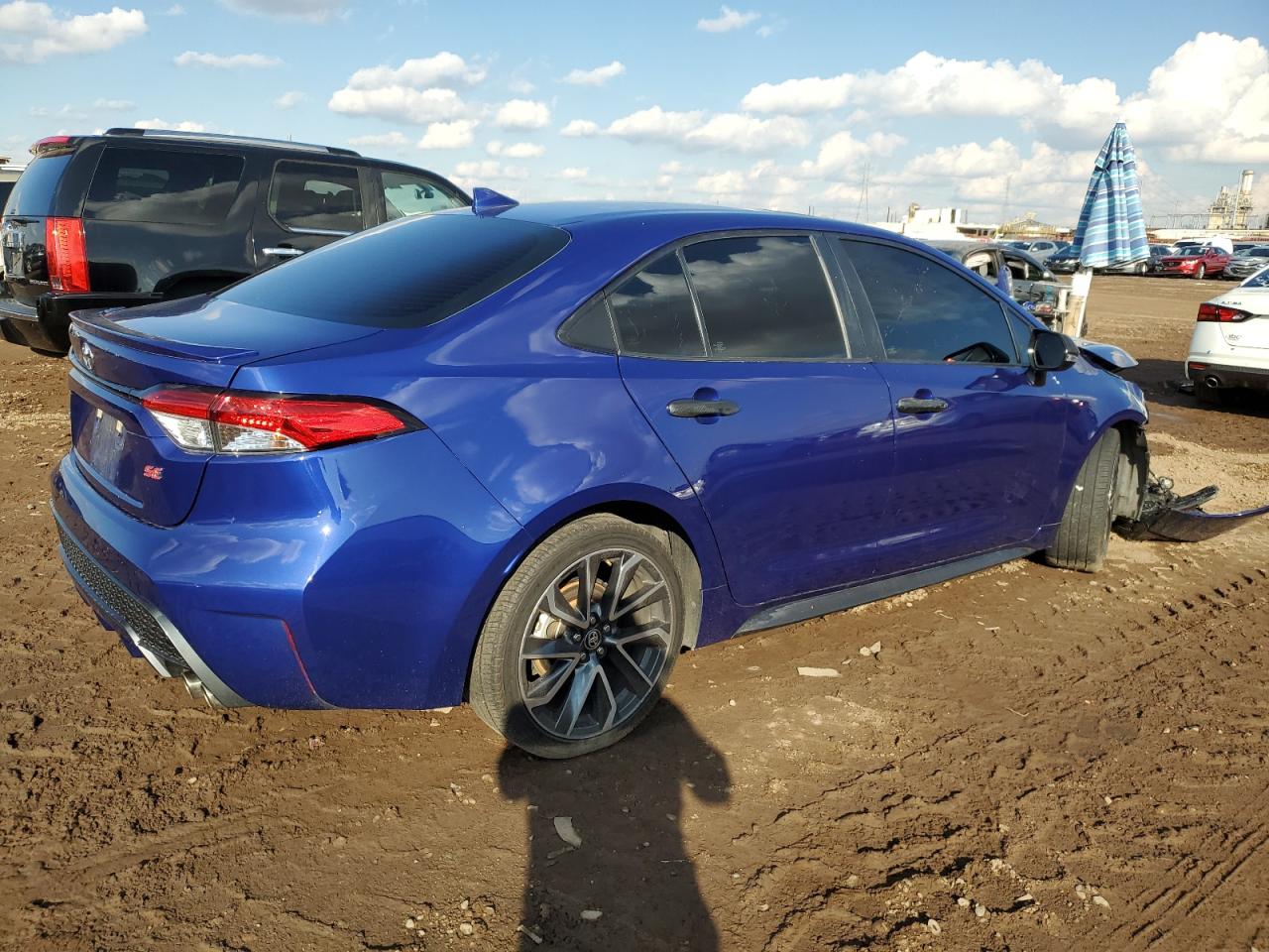 Image 3 of 2020 TOYOTA COROLLA SE 2020 with VIN 5YFP4RCEXLP017154