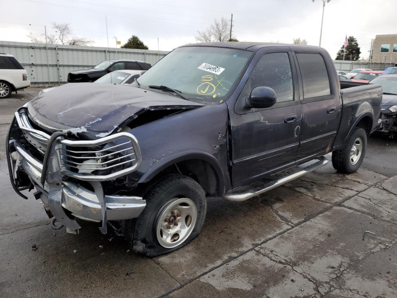 Image 1 of 2001 FORD F150 SUPERCREW 2001 with VIN 1FTRW08L61KC31141
