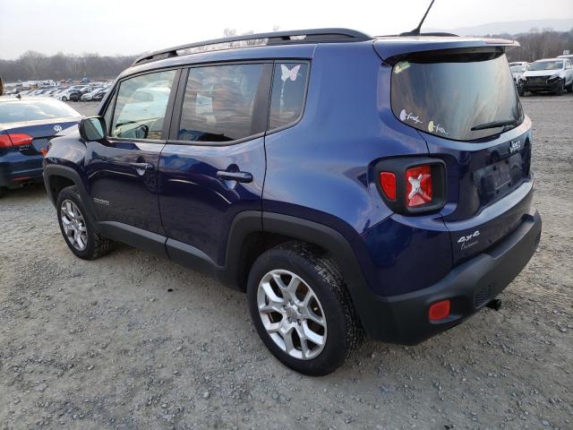 Image 2 of 2017 JEEP RENEGADE LATITUDE 2017 with VIN ZACCJBBB6HPG43124