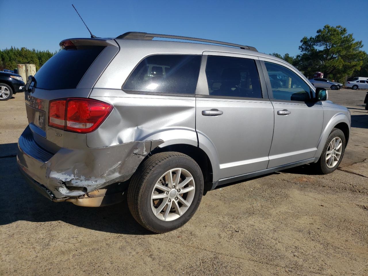 Image 3 of 2017 DODGE JOURNEY SXT 2017 with VIN 3C4PDCBB1HT598052