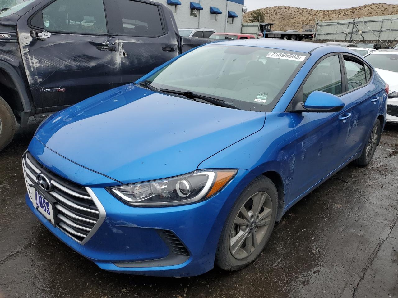 Image 1 of 2018 HYUNDAI ELANTRA SEL 2018 with VIN 5NPD84LF6JH222080