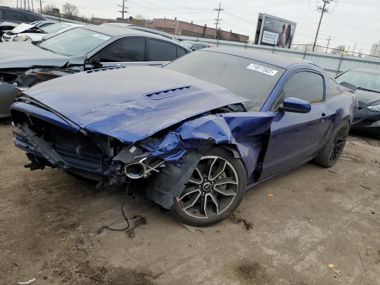 Изображение 1 2013 FORD MUSTANG GT 2013 с VIN 1ZVBP8CF9D5284589