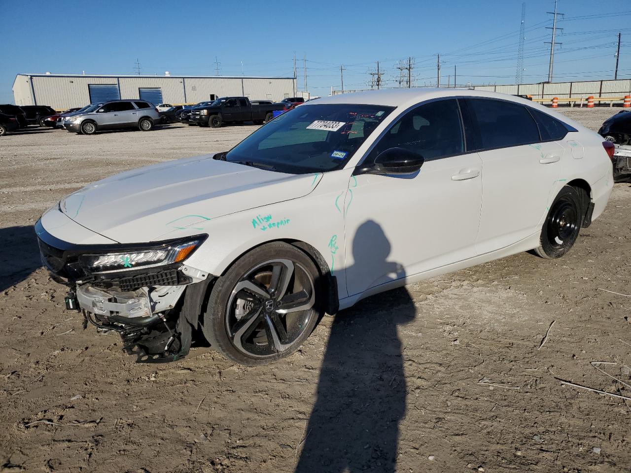 Изображение 1 2021 HONDA ACCORD SPORT 2021 с VIN 1HGCV1F33MA089733