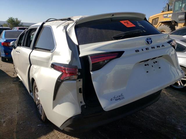 Image 2 of 2021 TOYOTA SIENNA XLE 2021 with VIN 5TDJRKEC6MS021138