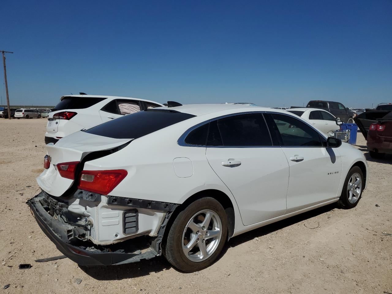 Image 3 of 2017 CHEVROLET MALIBU LS 2017 with VIN 1G1ZB5ST5HF176422