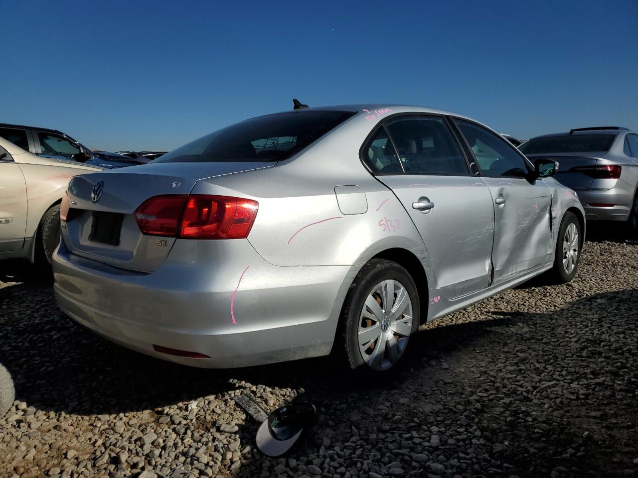 Image 3 of 2014 VOLKSWAGEN JETTA SE 2014 with VIN 3VWD07AJ6EM222870