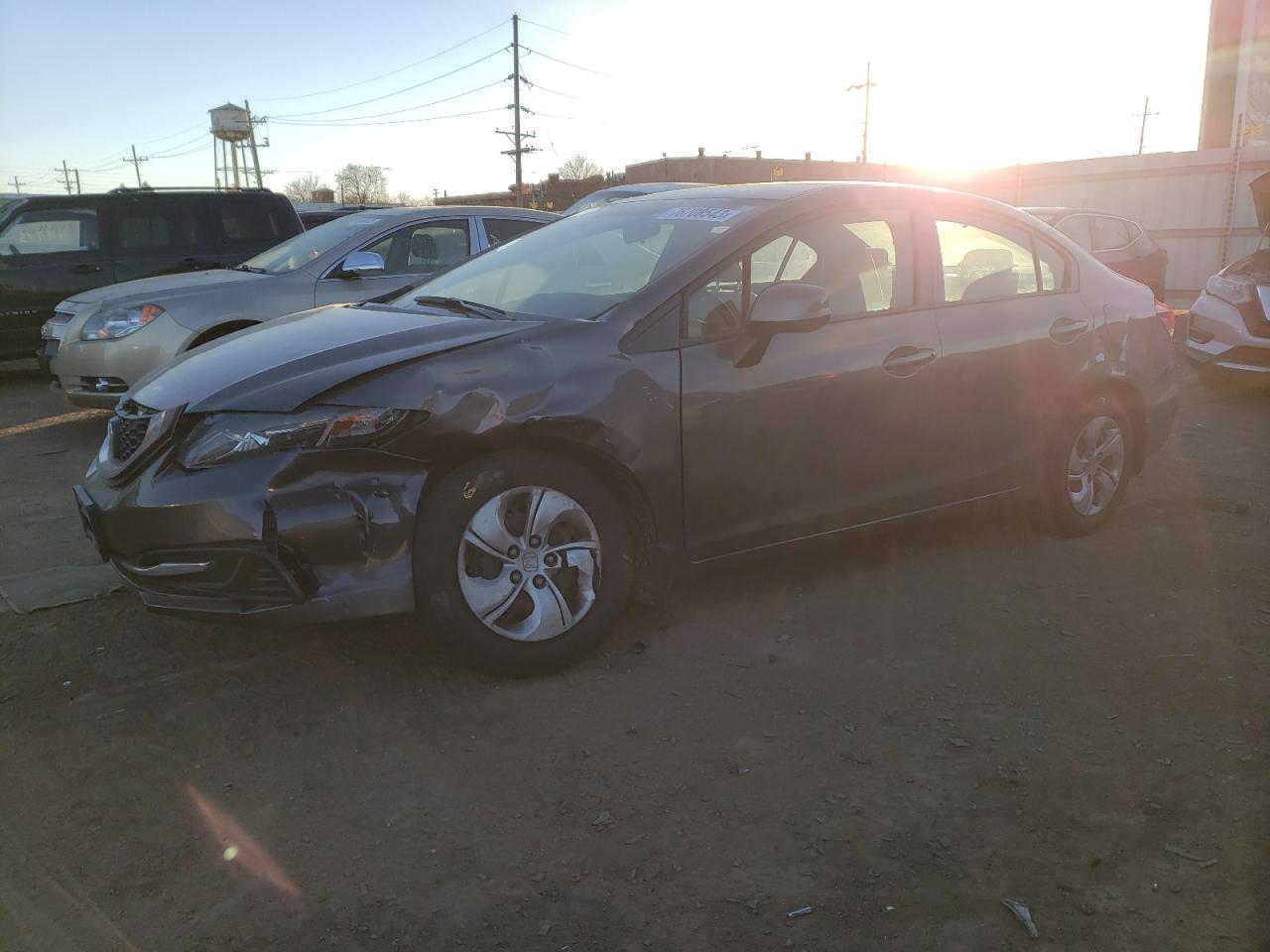 Изображение 1 2013 HONDA CIVIC LX 2013 с VIN 19XFB2F57DE068599