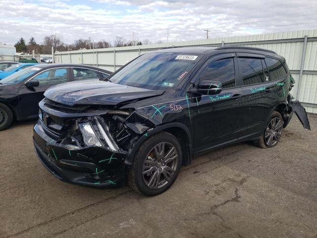 Image 1 of 2022 HONDA PILOT SPORT 2022 with VIN 5FNYF6H3XNB038427
