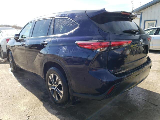 Obraz 2 z 2022 TOYOTA HIGHLANDER XLE 2022 z VIN 5TDGZRBH1NS579547