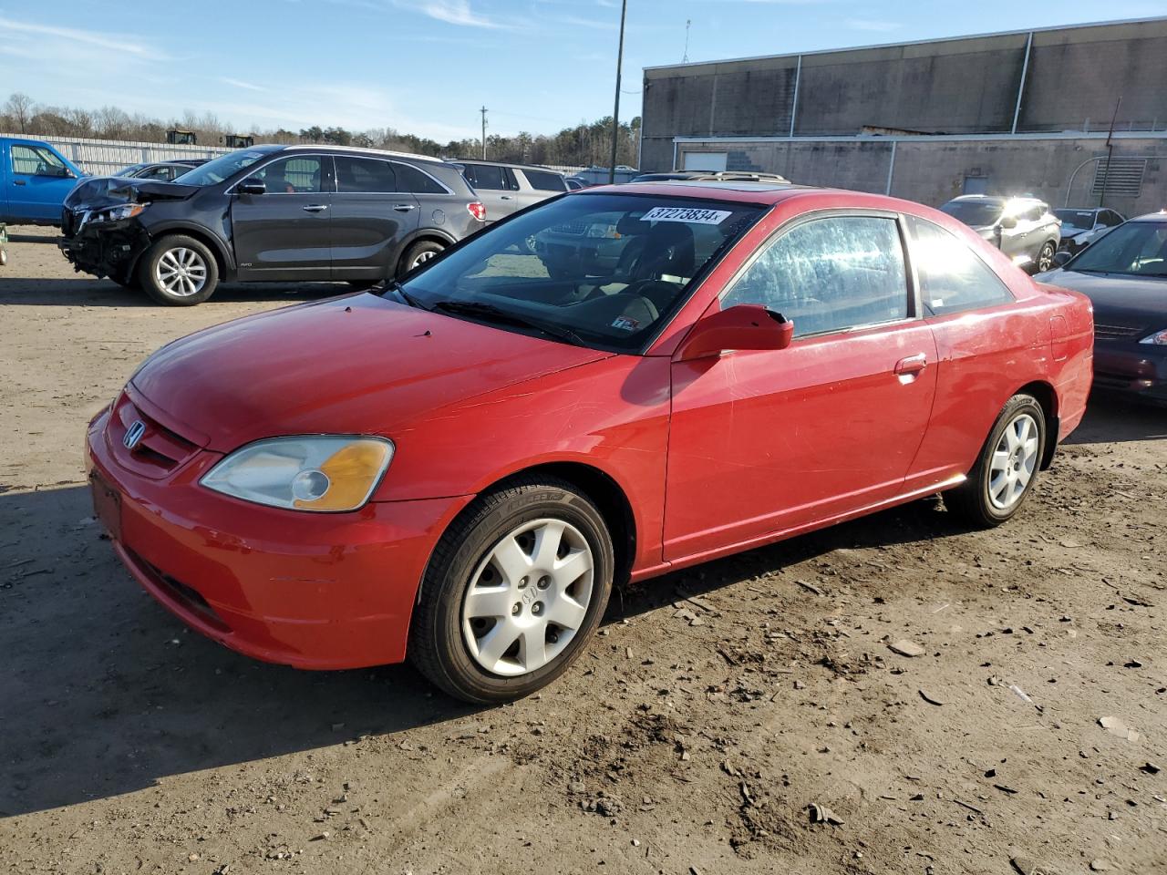Image 1 of 2002 HONDA CIVIC EX 2002 with VIN 1HGEM21952L071667