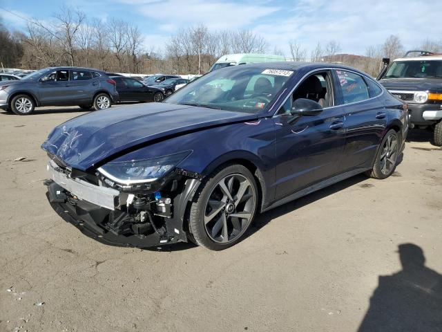 Image 1 of 2022 HYUNDAI SONATA SEL PLUS 2022 with VIN 5NPEJ4J23NH147272