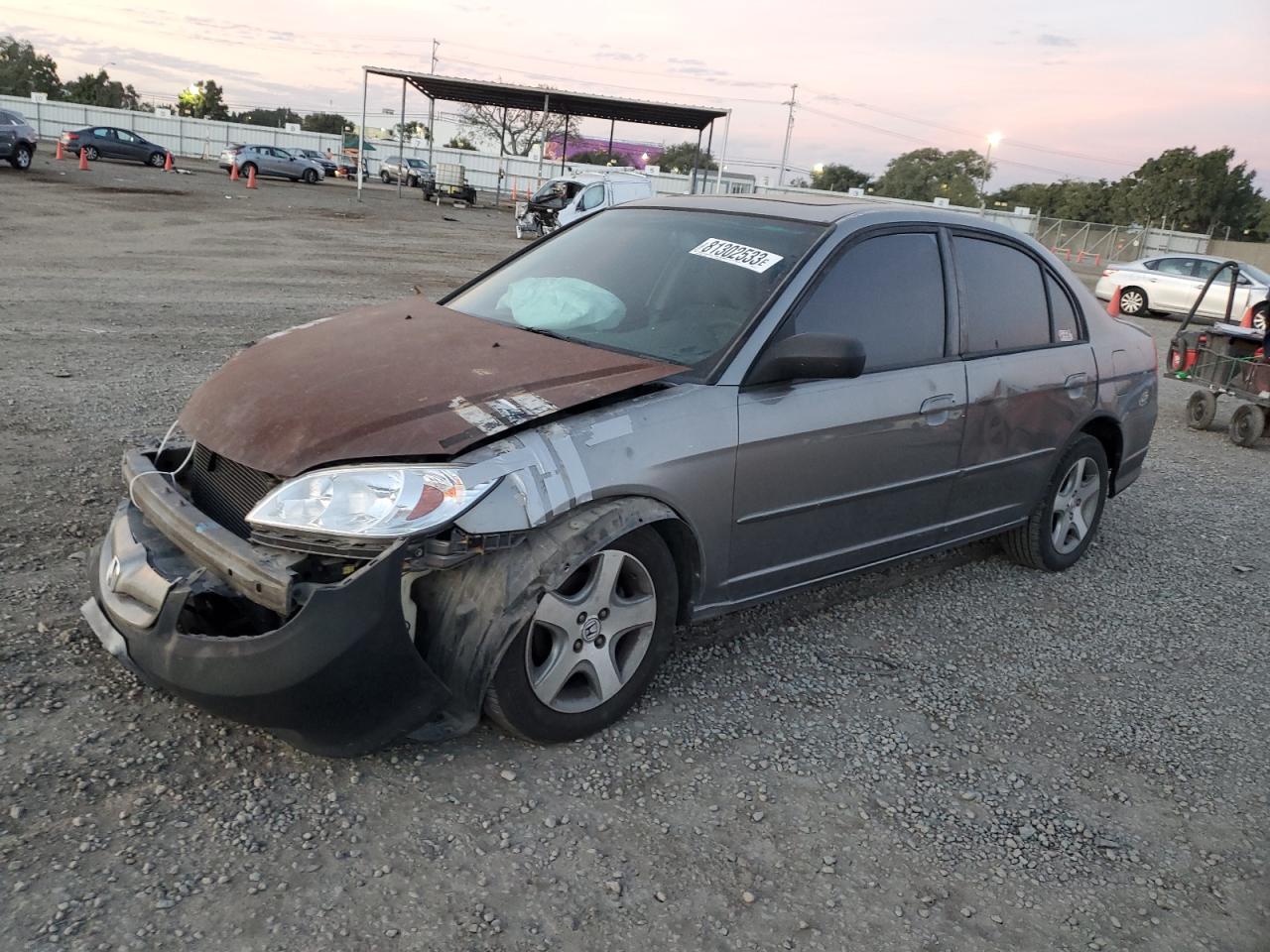 Изображение 1 2004 HONDA CIVIC EX 2004 с VIN 2HGES26744H613113