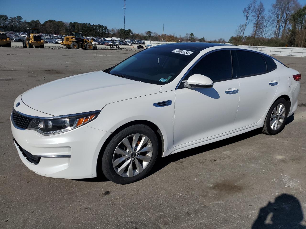 Image 1 of 2016 KIA OPTIMA EX 2016 with VIN 5XXGU4L33GG104720