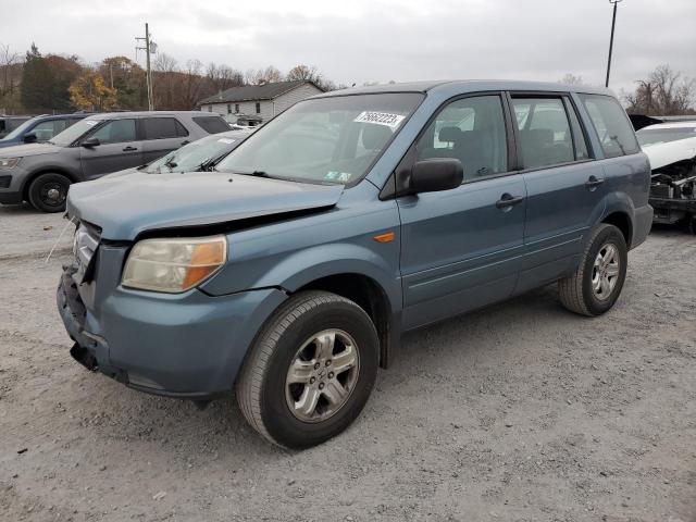 Image 1 of 2007 HONDA PILOT LX 2007 with VIN 5FNYF18167B025453