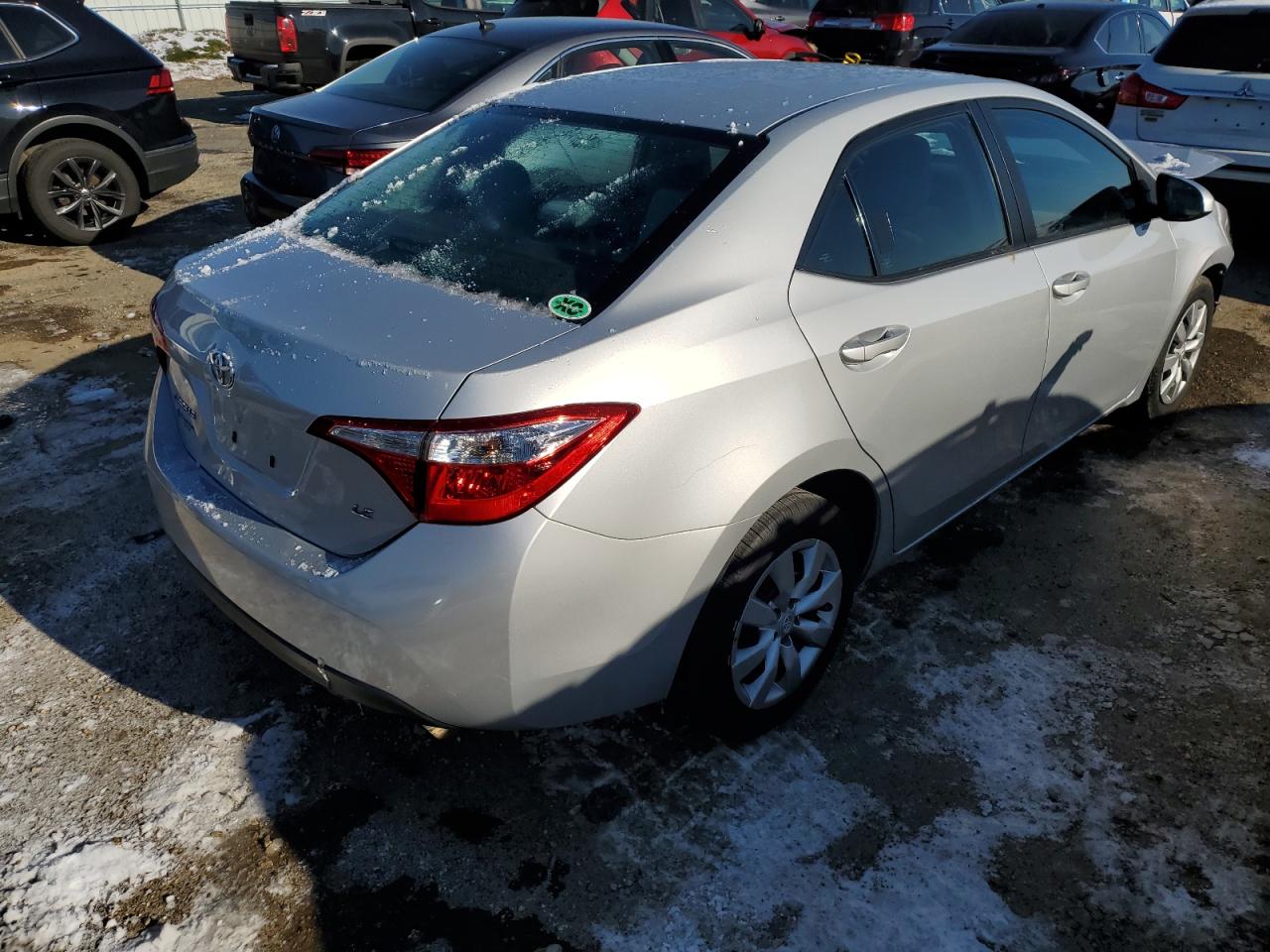 Image 3 of 2015 TOYOTA COROLLA L 2015 with VIN 2T1BURHE5FC478947