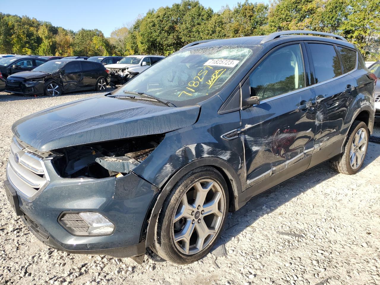 Image 1 of 2019 FORD ESCAPE TITANIUM 2019 with VIN 1FMCU9J92KUB82777