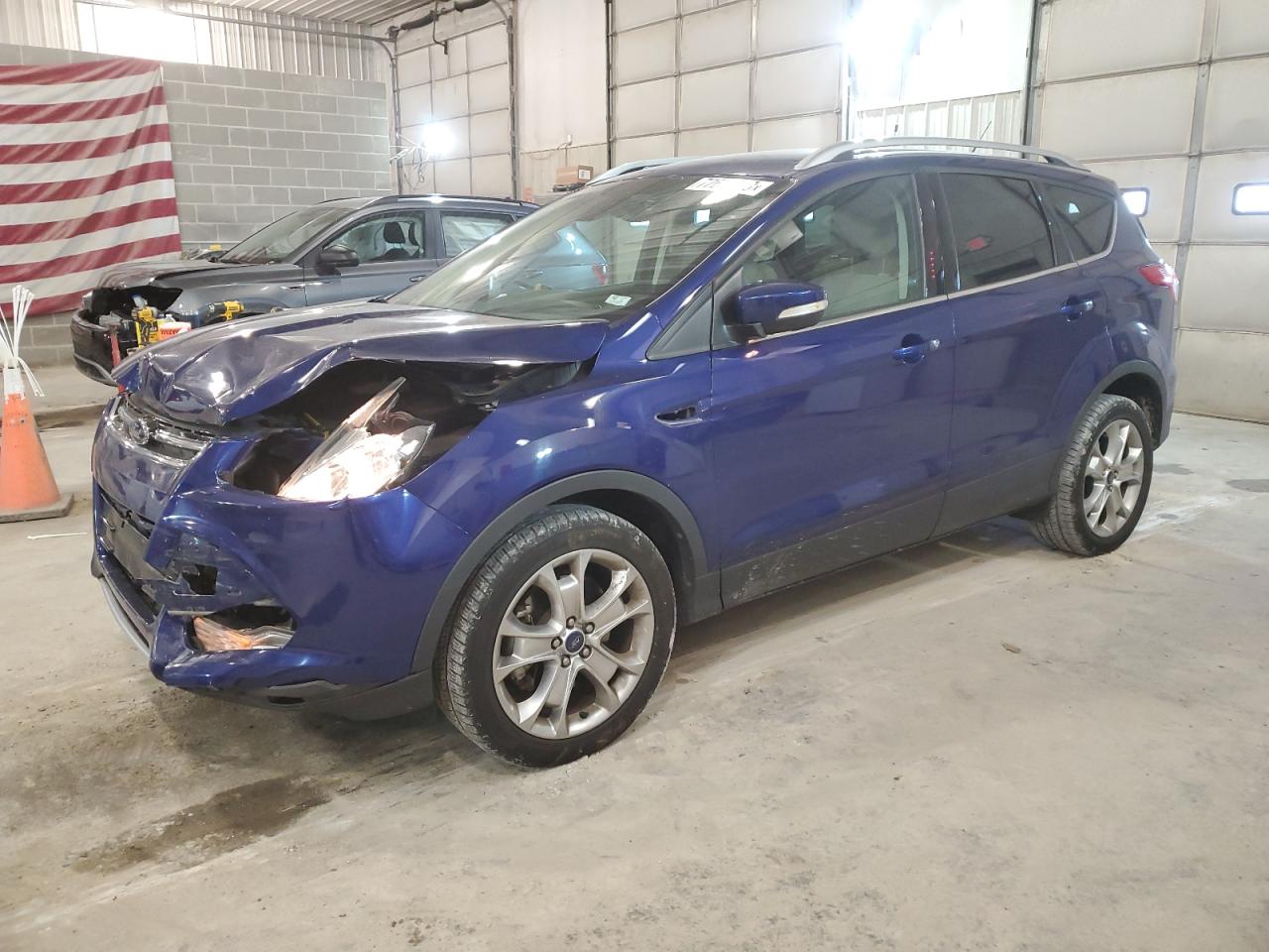 Image 1 of 2014 FORD ESCAPE TITANIUM 2014 with VIN 1FMCU0J90EUB79876