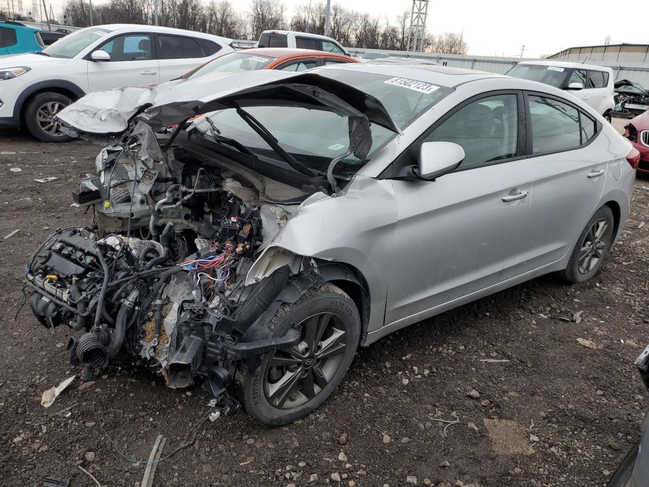 Image 1 of 2018 HYUNDAI ELANTRA SEL 2018 with VIN 5NPD84LF9JH297498
