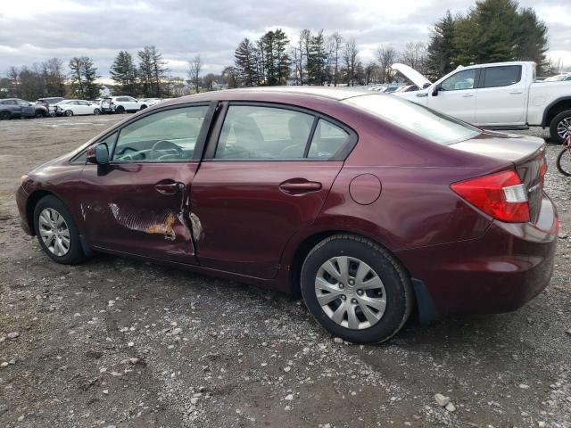 Image 2 of 2012 HONDA CIVIC LX 2012 with VIN 19XFB2F54CE031444