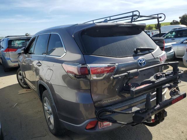 Image 2 of 2015 TOYOTA HIGHLANDER HYBRID LIMITED 2015 with VIN 5TDDCRFH3FS008545