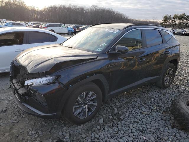 Image 1 of 2022 HYUNDAI TUCSON BLUE 2022 with VIN KM8JBCA17NU030969