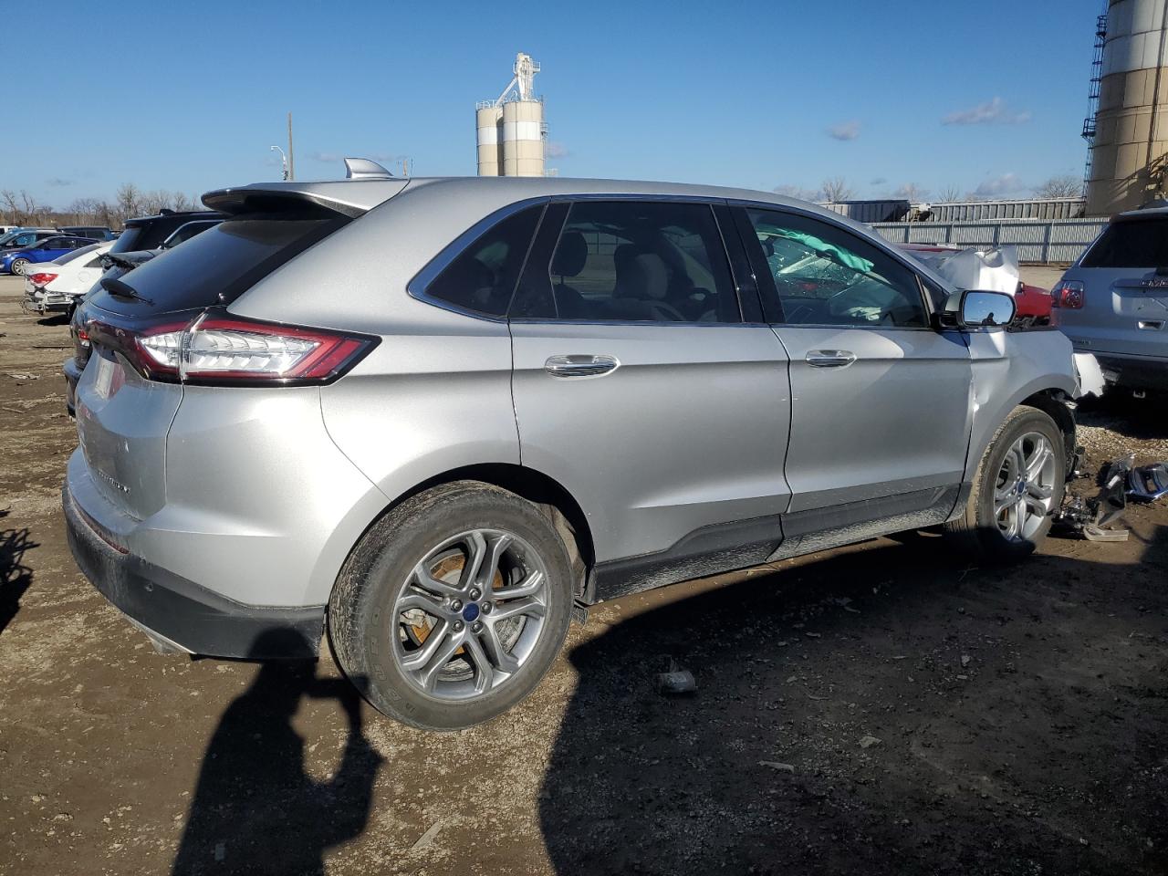 Image 3 of 2017 FORD EDGE TITANIUM 2017 with VIN 2FMPK3K88HBC21803