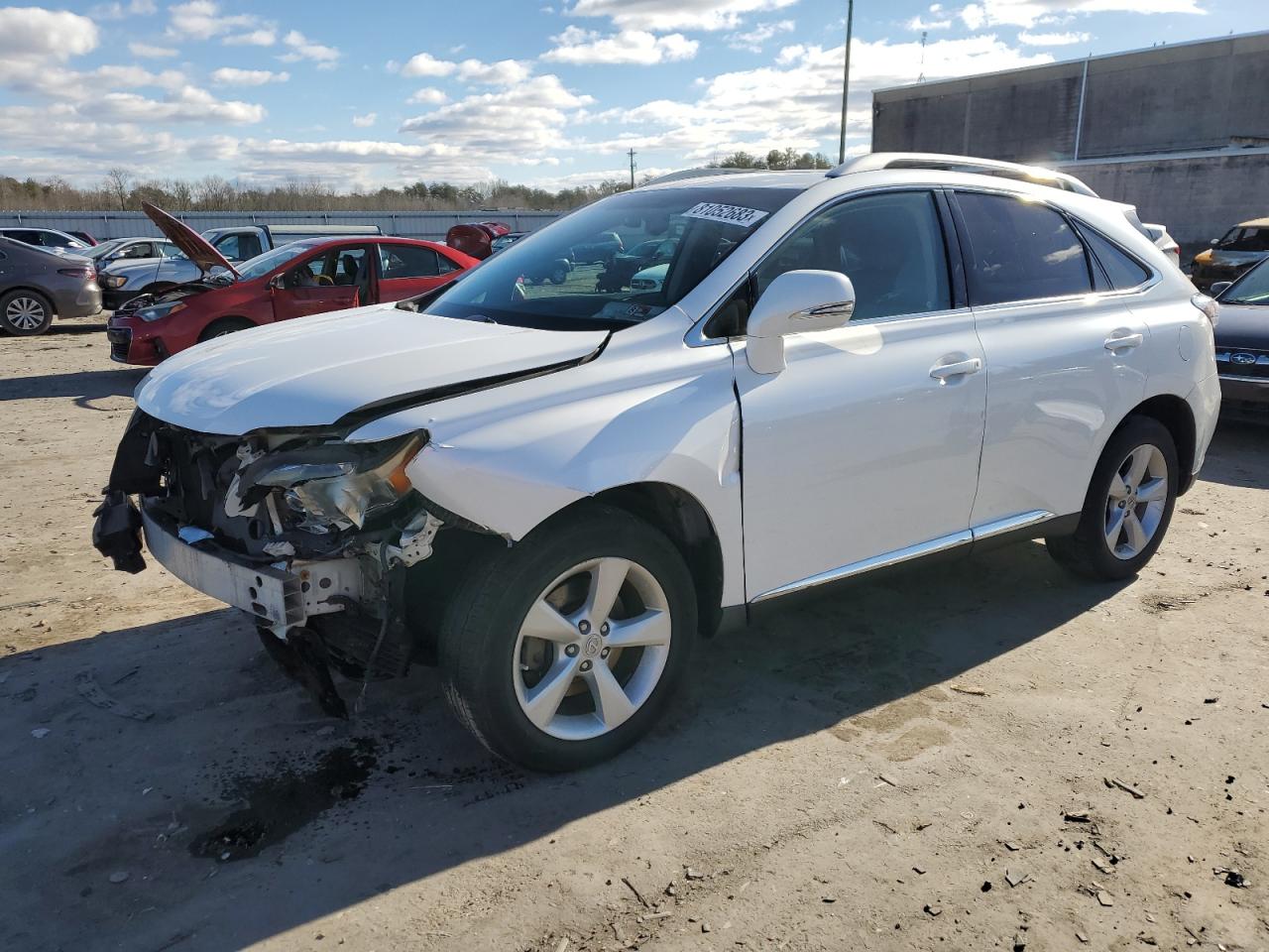 Image 1 of 2010 LEXUS RX 350 2010 with VIN 2T2BK1BA6AC076923