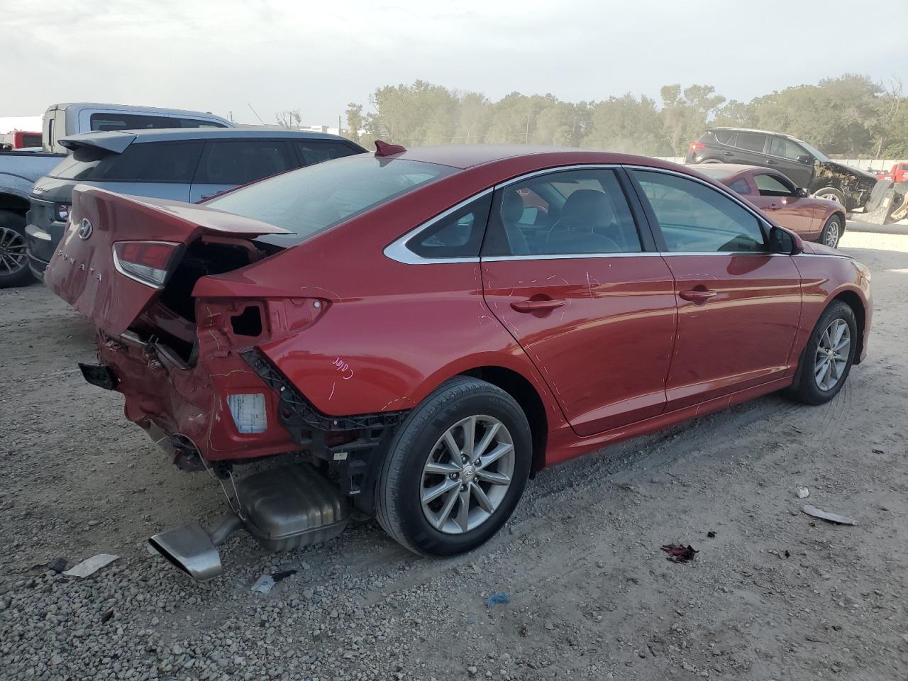 Image 3 of 2019 HYUNDAI SONATA SE 2019 with VIN 5NPE24AF7KH740712