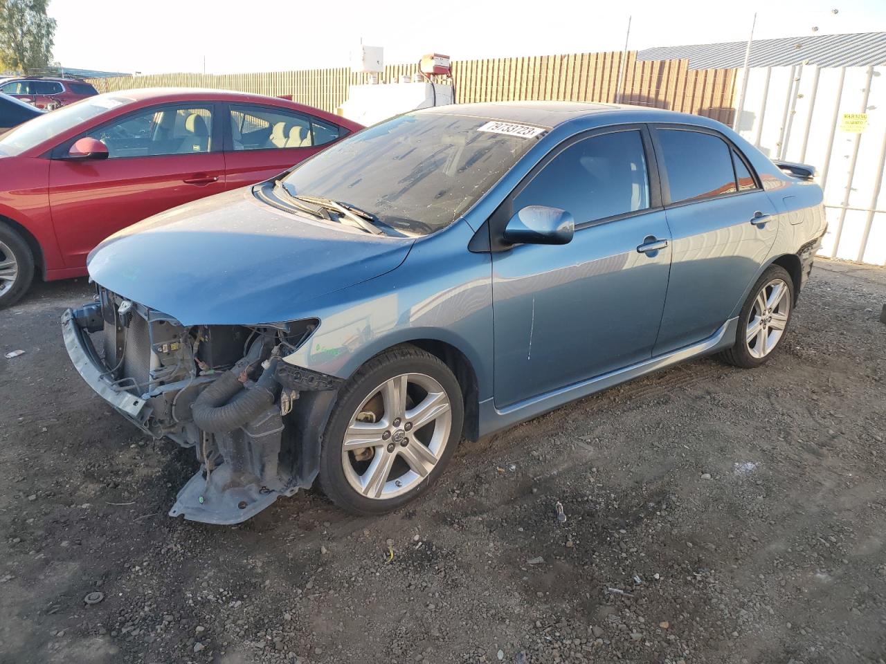 Image 1 of 2013 TOYOTA COROLLA BASE 2013 with VIN 5YFBU4EE8DP097579
