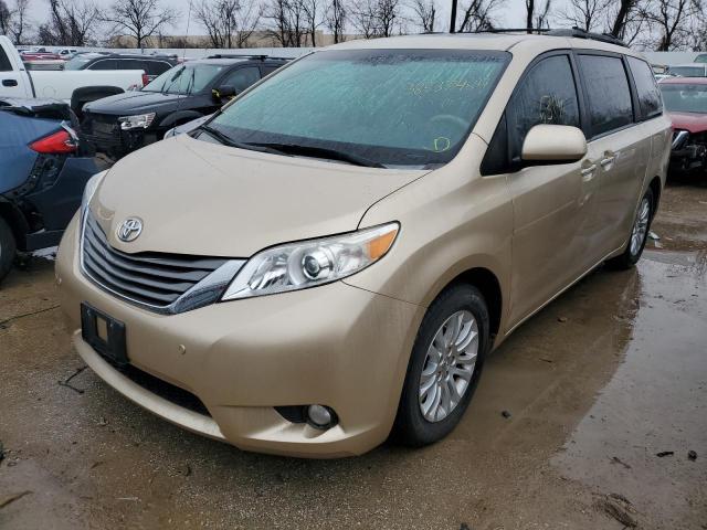 Image 1 of 2014 TOYOTA SIENNA XLE 2014 with VIN 5TDYK3DC6ES425018