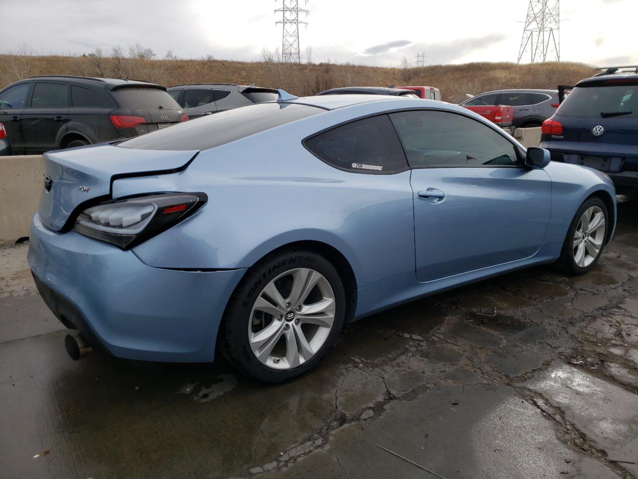Image 3 of 2011 HYUNDAI GENESIS COUPE 2.0T 2011 with VIN KMHHT6KD7BU063178