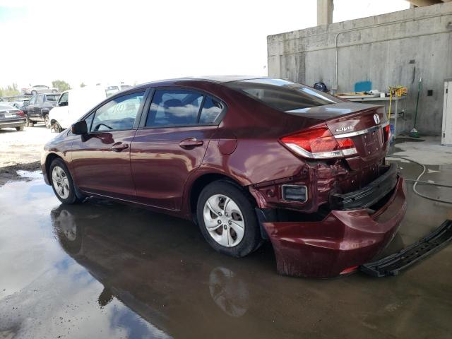 Изображение 2 2014 HONDA CIVIC LX 2014 с VIN 19XFB2F52EE013060