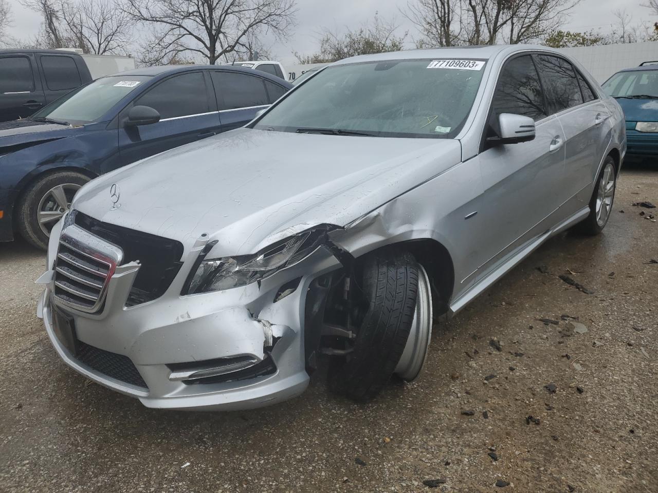 Image 1 of 2012 MERCEDES-BENZ E 350 4MATIC 2012 with VIN WDDHF8JB9CA649882