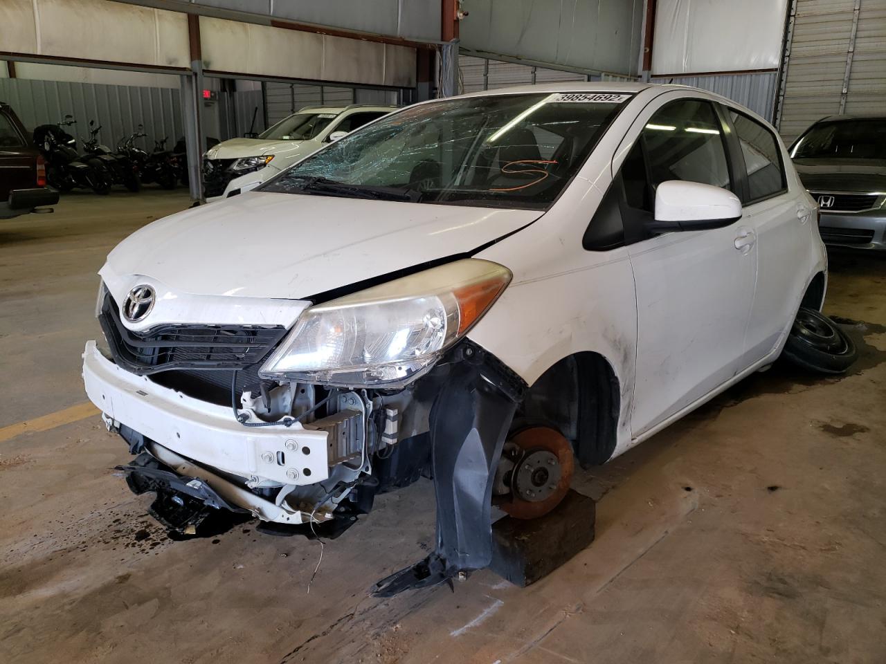 Image 2 of 2012 TOYOTA YARIS  2012 with VIN JTDKTUD37CD513190