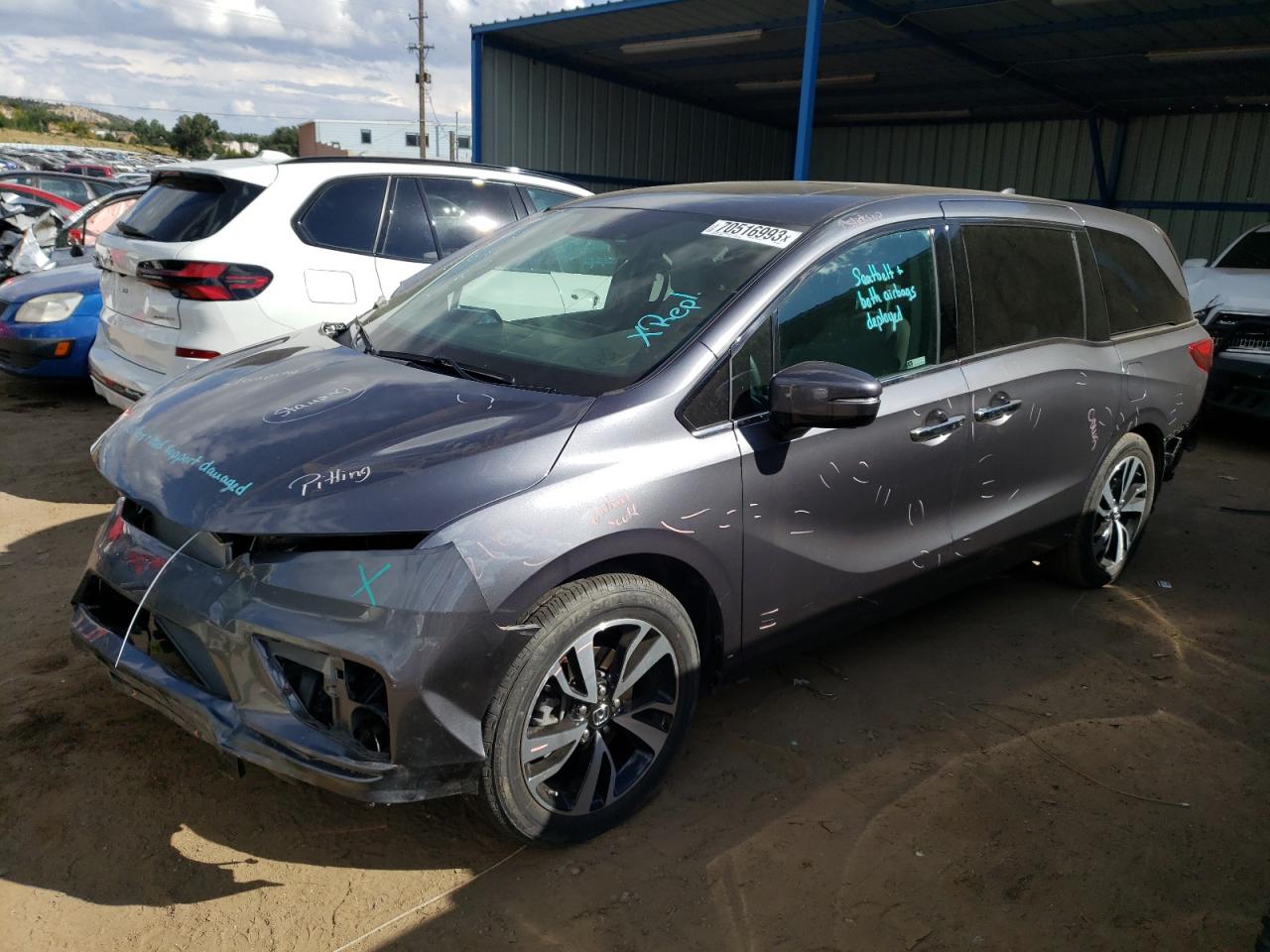Изображение 1 2019 HONDA ODYSSEY ELITE 2019 с VIN 5FNRL6H95KB093154