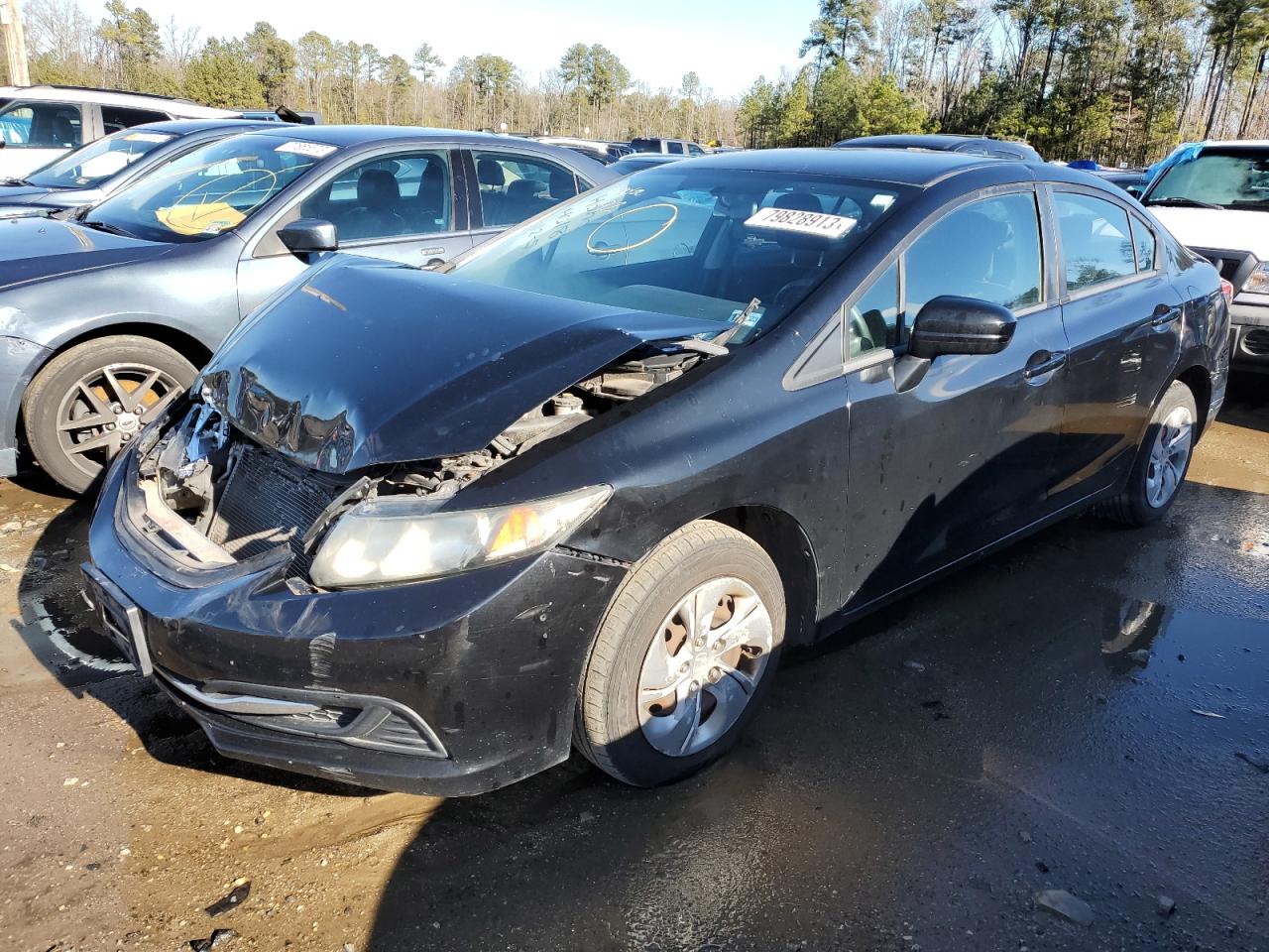 Изображение 1 2014 HONDA CIVIC LX 2014 с VIN 2HGFB2F54EH508897