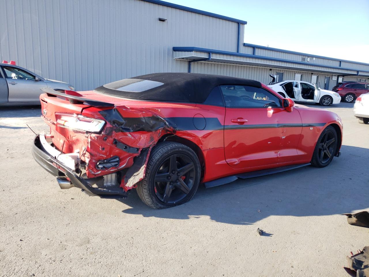 Image 3 of 2018 CHEVROLET CAMARO LT 2018 with VIN 1G1FB3DX7J0123351
