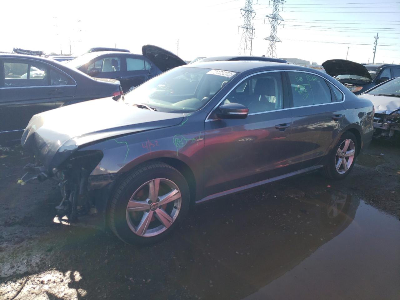 Image 1 of 2015 VOLKSWAGEN PASSAT S 2015 with VIN 1VWAT7A32FC103650