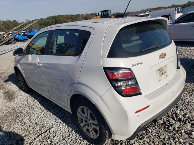 Image 2 of 2020 CHEVROLET SONIC  2020 with VIN 1G1JG6SB3L4118986