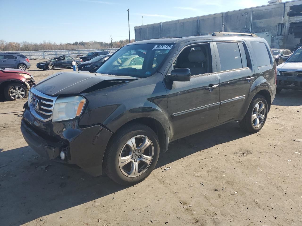 Image 1 of 2015 HONDA PILOT EXL 2015 with VIN 5FNYF3H55FB010634
