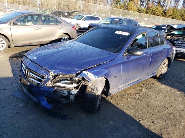 Image 1 of 2017 MERCEDES-BENZ C-CLASS 300 4MATIC 2017 with VIN 55SWF4KB8HU197736