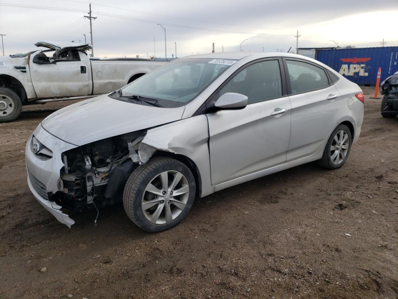 Изображение 1 2014 HYUNDAI ACCENT GLS 2014 с VIN KMHCU4AE0EU766972