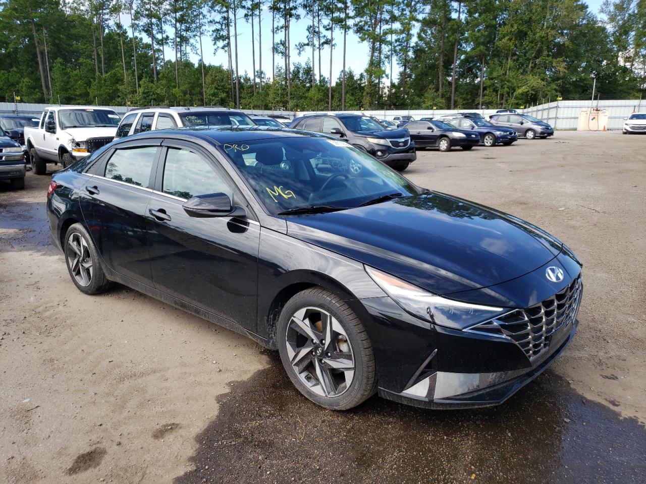 Image 1 of 2021 HYUNDAI ELANTRA LIMITED 2021 with VIN 5NPLP4AG3MH036589
