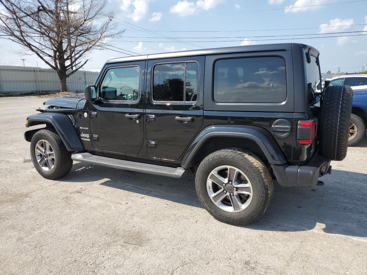Image 2 of 2020 JEEP WRANGLER UNLIMITED SAHARA 2020 with VIN 1C4HJXEN8LW240573