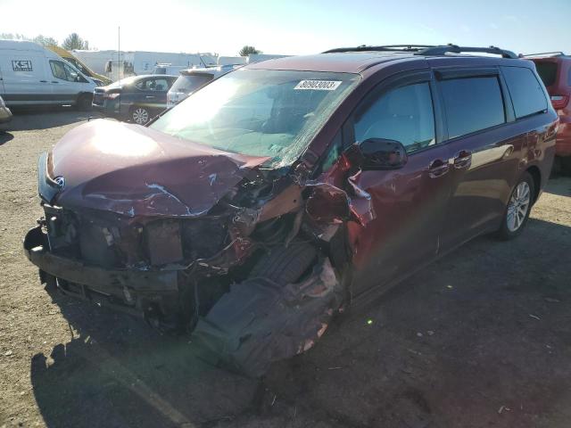 Image 1 of 2014 TOYOTA SIENNA XLE 2014 with VIN 5TDDK3DC0ES093107