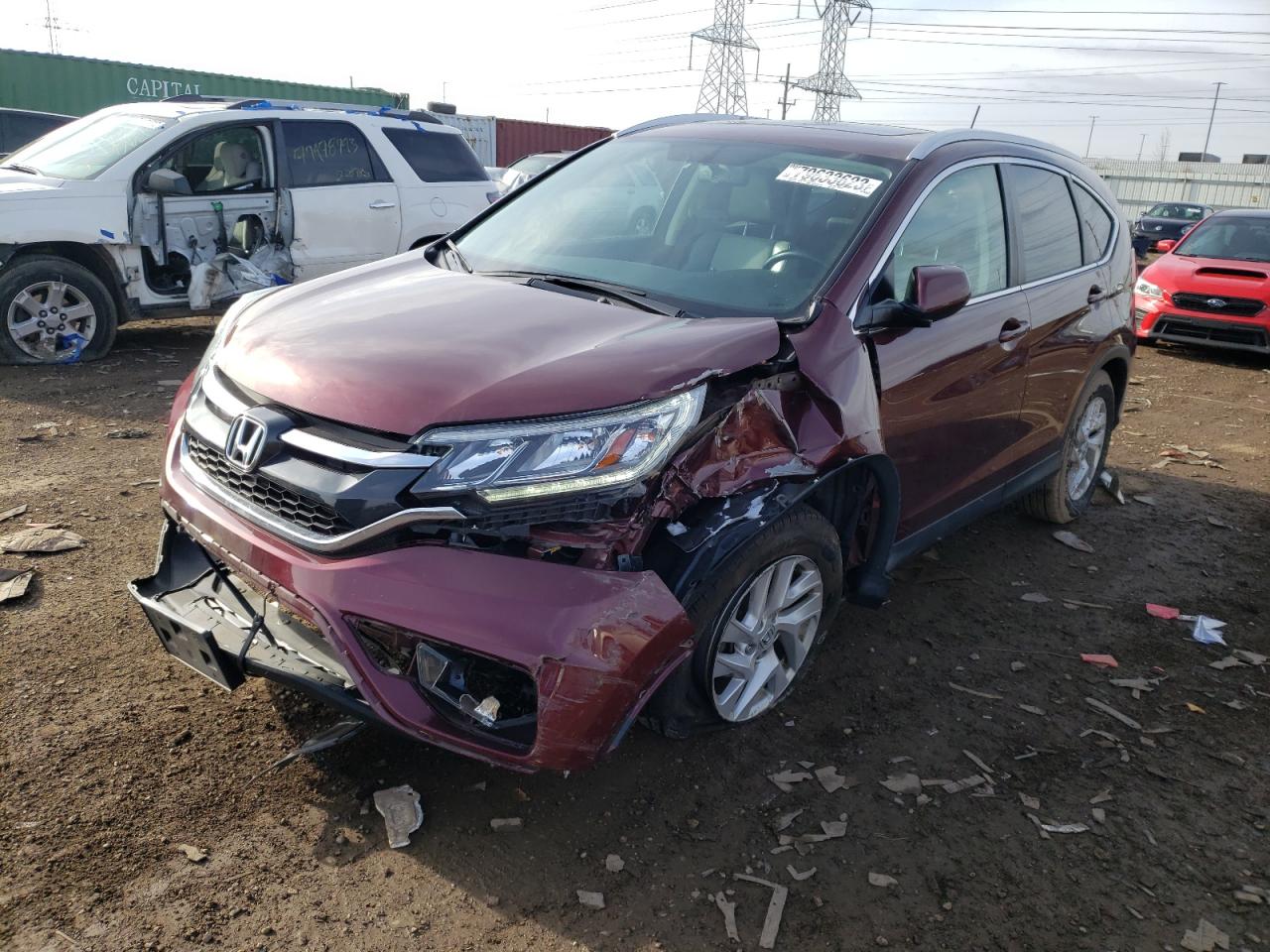 Obraz 1 z 2016 HONDA CR-V EXL 2016 z VIN 2HKRM4H70GH676398