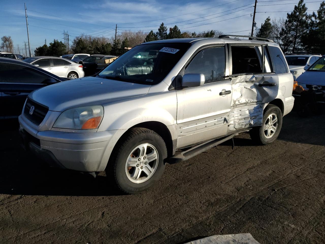 Image 1 of 2005 HONDA PILOT EX 2005 with VIN 2HKYF18475H524822
