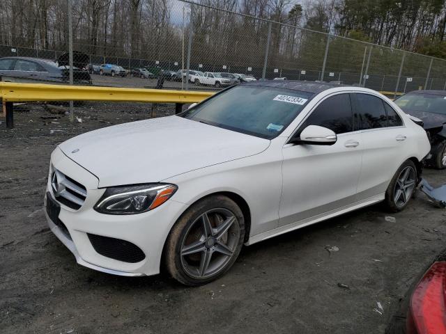 Image 1 of 2015 MERCEDES-BENZ C 300 4MATIC 2015 with VIN 55SWF4KB7FU012458